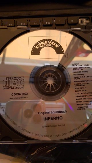 Keith Emerson Inferno CD Colonna Sonora