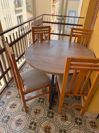 6 sillas madera