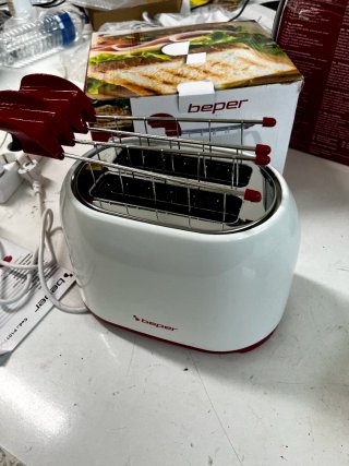 Tostadora Beper con Pinzas