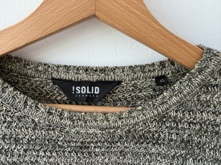 Jersey !SOLID Hombre Beige/Gris + Blanco/ Azul