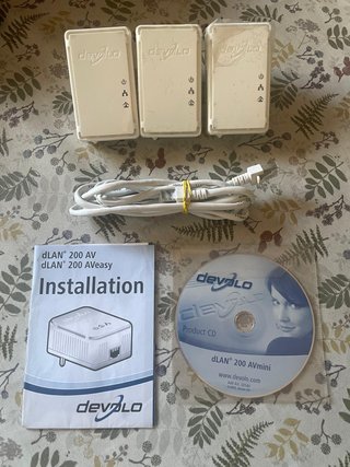 Adaptador Powerline Devolo dLAN 200 AVmini (x3)
