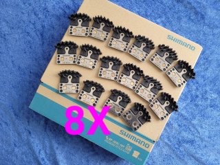 ⭐SHIMANO⭐8️⃣ PARES* Pastillas J04C Ice Tech