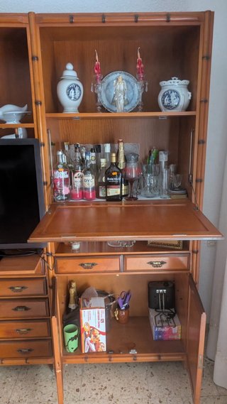Muebles de salón madera -- GRATIS
