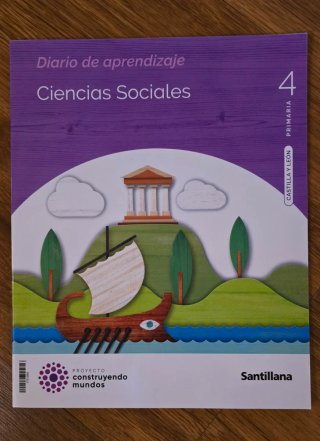 Libro ciencias sociales 4° primaria, ed. Santillan