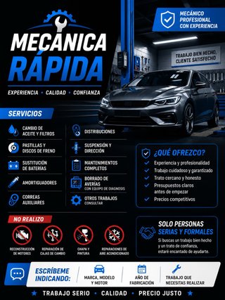 Mecánica rápida / Trabajo serio Ig: Tuzonamecanica