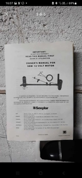 Motore Elettrico Sevylor 12V Barca