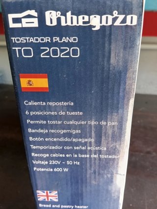 Tostadora Orbegozo TO 2020 INOX