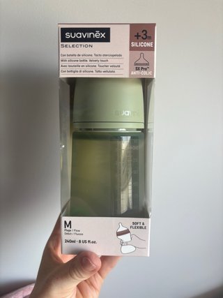 Biberón Suavinex Selection 240ml Silicona +3m