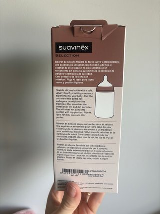 Biberón Suavinex Selection 240ml Silicona +3m