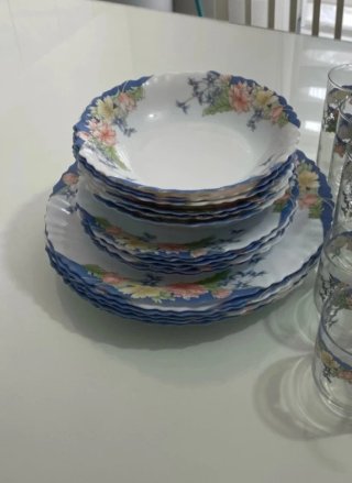 Vajilla Luminarc Florine Porcelana arcopal