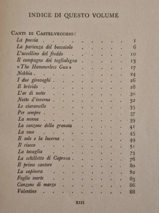 Giovanni Pascoli - canti di castelvecchio 1943
