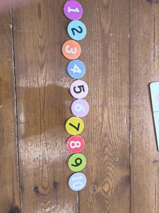 Puzzle números del 1 al 10