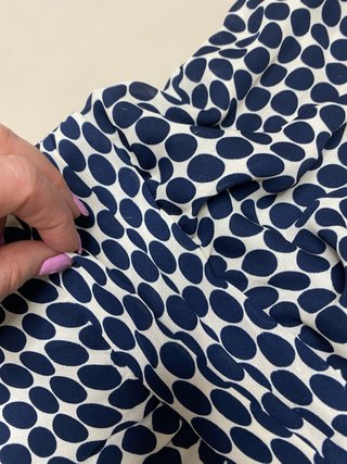 Vestido corto de ZARA Basic con estampado de lunar