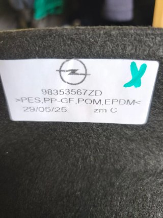 Bandeja maletero Opel Mokka B