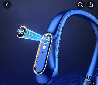 Ventilatore da collo portatile ricaricabile USB