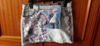 Minifalda vaquera