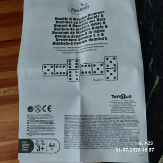 ¡¡10 AGOSTO!! ÚLTIMOS DÍAS!! Dominó madera 168 pie