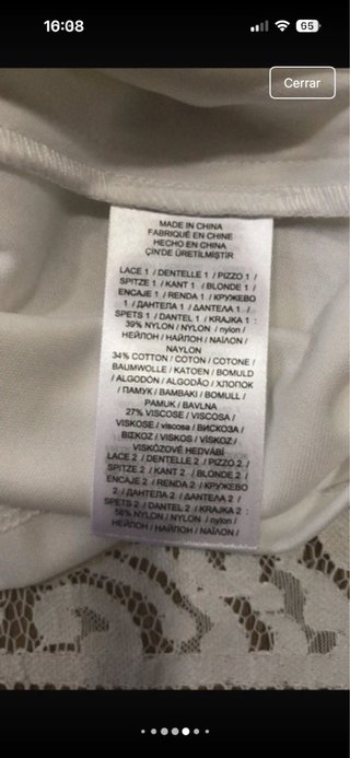 Vestido Ralph Lauren Blanco Talla 14