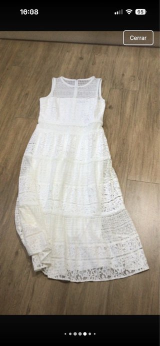 Vestido Ralph Lauren Blanco Talla 14