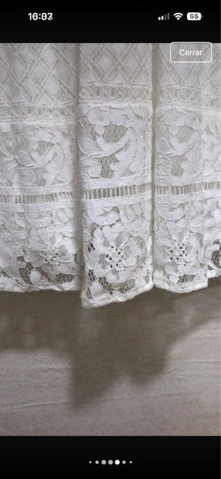 Vestido Ralph Lauren Blanco Talla 14