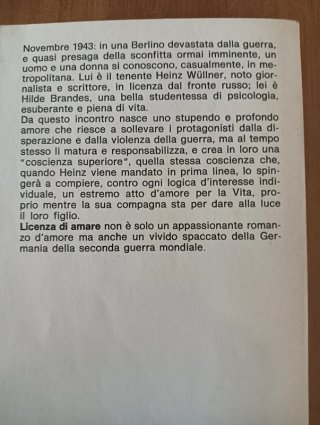 Licenza di amare