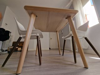 Mesa Comedor Ikea Lisabo + 2 Sillas