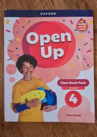 Libro de inglés 4 primaria. Open Up class book.