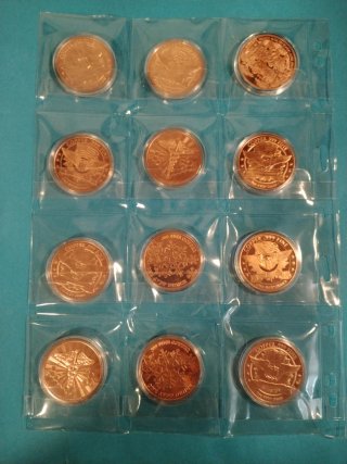 Colección Onzas Cobre 999