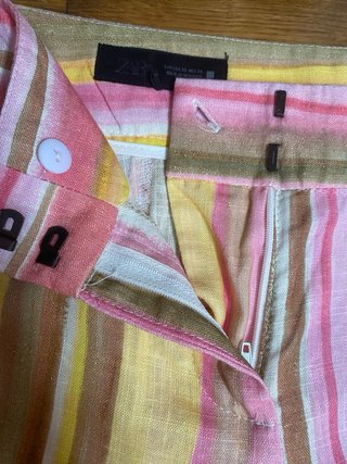 Pantalón rayas Zara multicolor