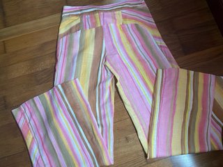 Pantalón rayas Zara multicolor
