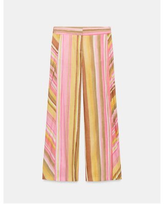Pantalón rayas Zara multicolor