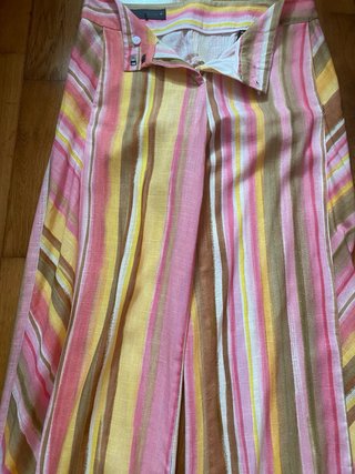 Pantalón rayas Zara multicolor