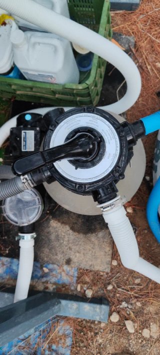 Filtro y bomba para piscina