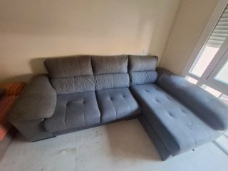 Sofá de 3 plazas con chaise longue derecha