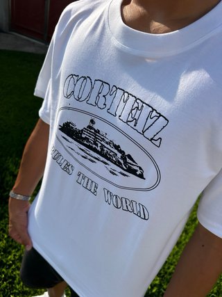 Corteiz “Rules The World” T-Shirt Branca