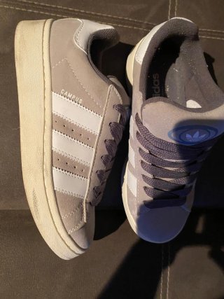 Adidas Campus Gris y Blanco Talla 39