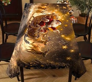 Tovaglia da Tavola natalizia Natale 240x140cm 12px