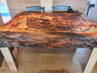 Tovaglia da Tavola natalizia Natale 240x140cm 12px