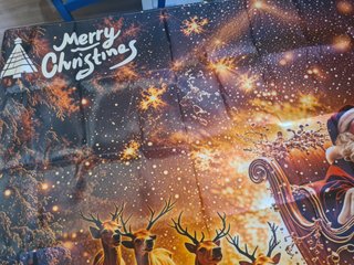 Tovaglia da Tavola natalizia Natale 240x140cm 12px