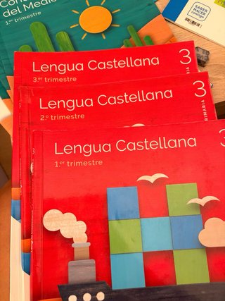 Libros de tercero de primaria  SANTILLANA