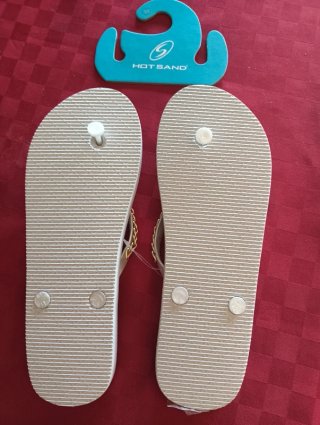 Infradito Hotsand Floreali Nuove Dettagli Oro