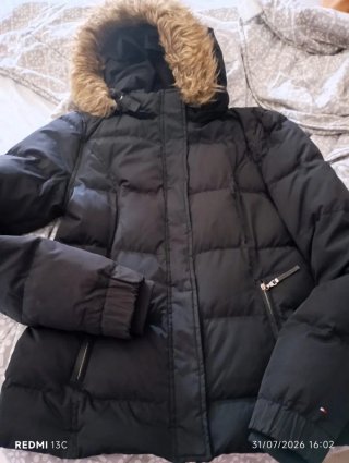 Cazadora Tommy Hilfiger Negra Mujer