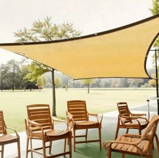 Toldo Vela Malla Rectangular 4X5 Metros