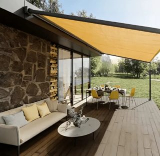 Toldo Vela Malla Rectangular 4X5 Metros
