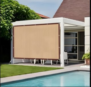 Toldo Vela Malla Rectangular 4X5 Metros