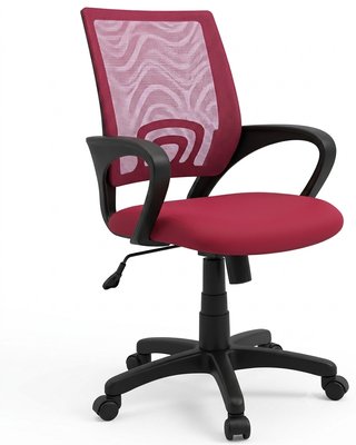 Silla escritorio oficina roja