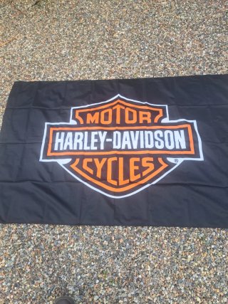 Bandiera Harley Dzvidson