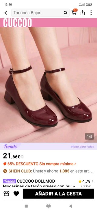 Zapatos color vino en buen estado