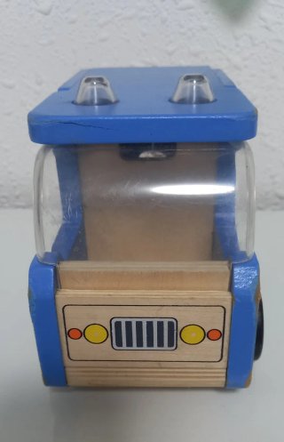 Camión Policía Madera Made in Germany