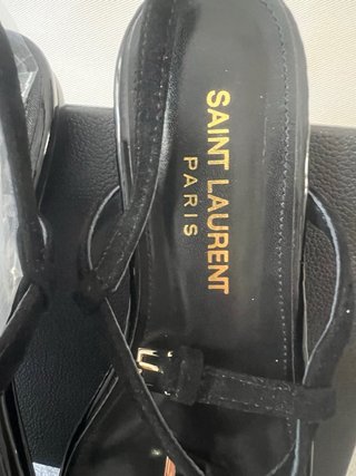 Sandalias Saint Laurent Negras Lujo